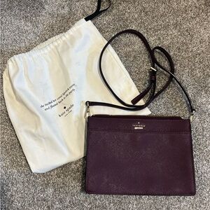 Kate Spade Deep Purple Crossbody Bag